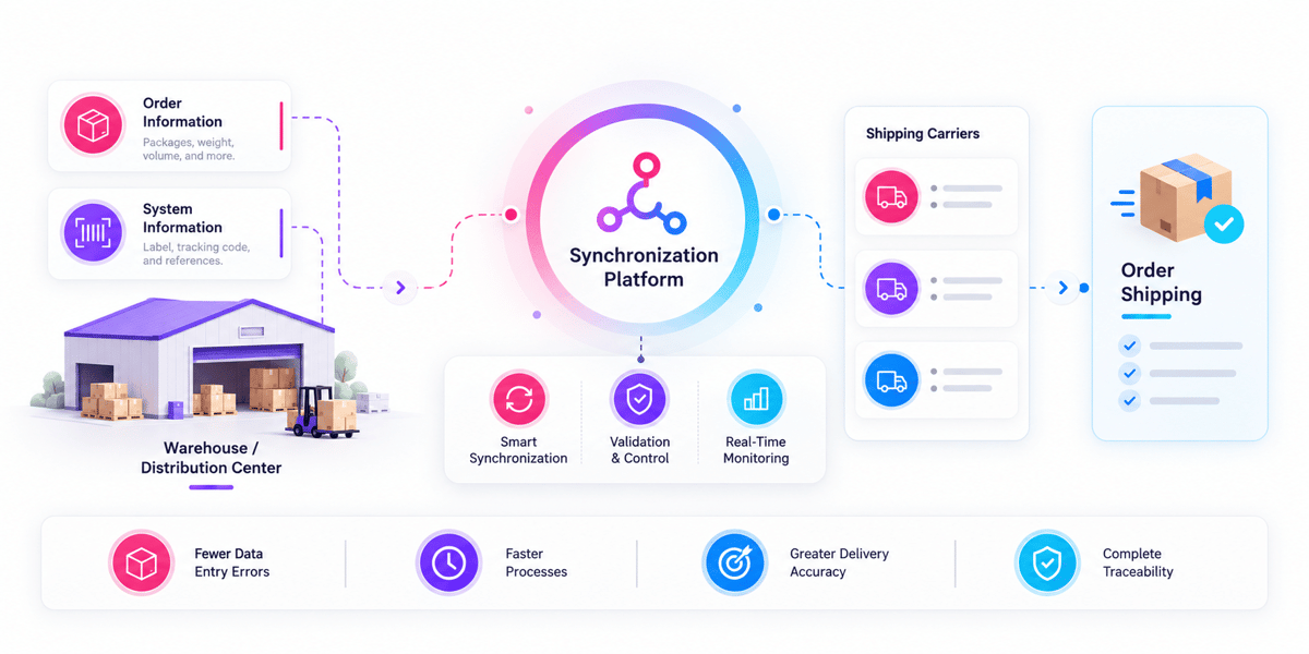 Multi-carrier shipping software