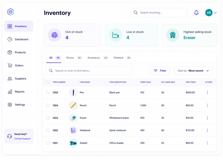 Inventory Management Software