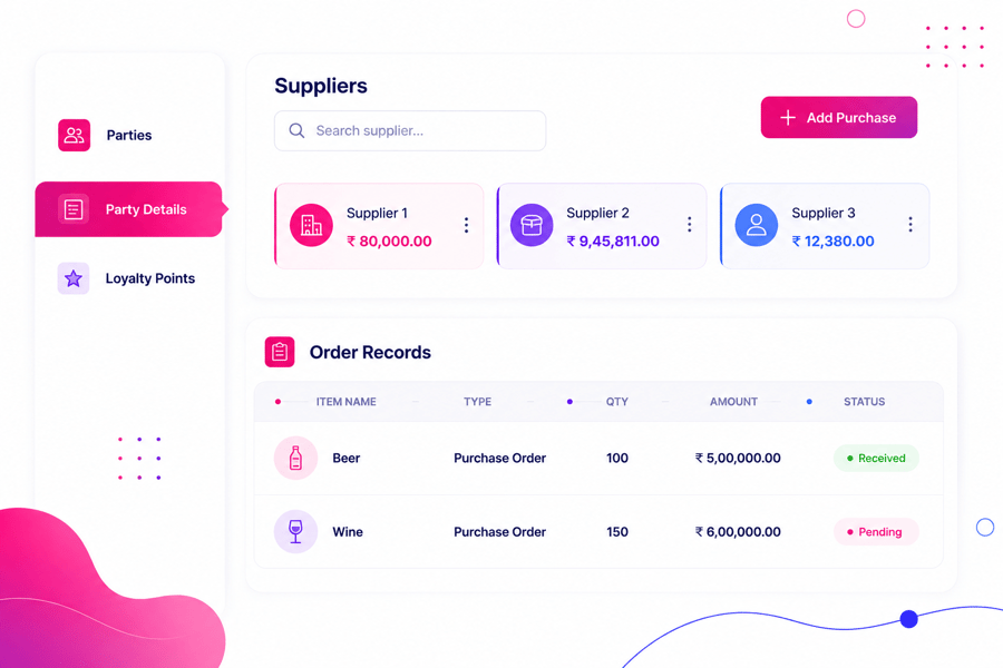 Material Tracking