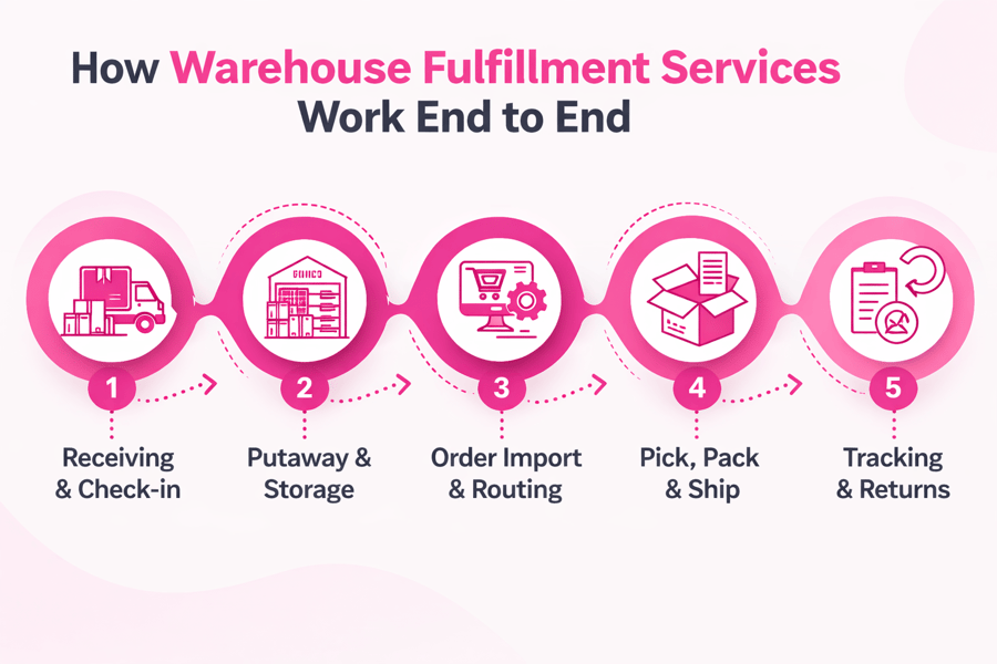 How Warehouse Fulfillment Services Work End to End 