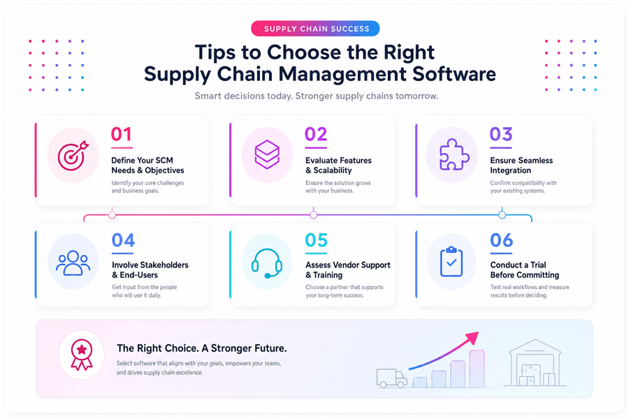 Implementation Tips for Supply Chain Management Softwares