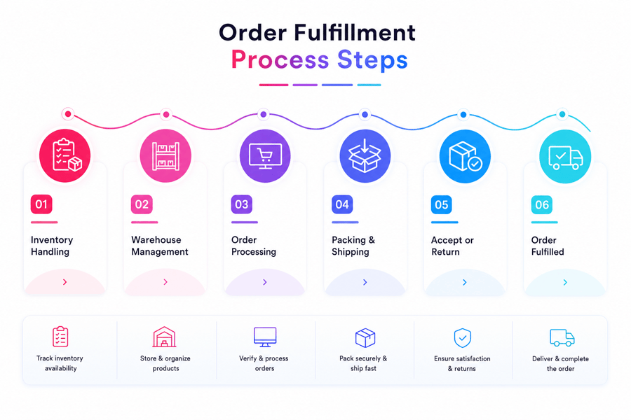 Order Fulfillment process steps